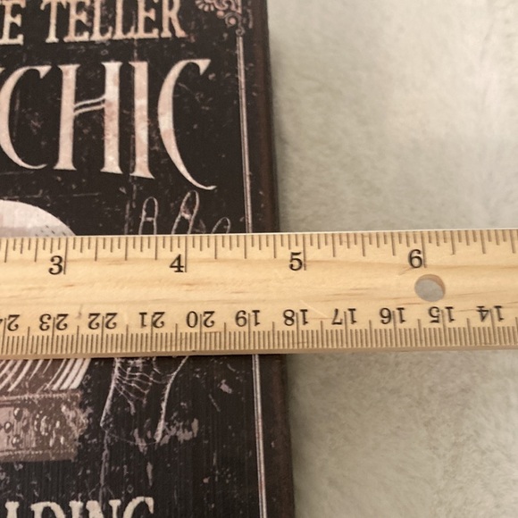 COPY - Distressed Wooden Halloween Fortune Teller Psychic Tabletop Decor - Picture 5 of 6